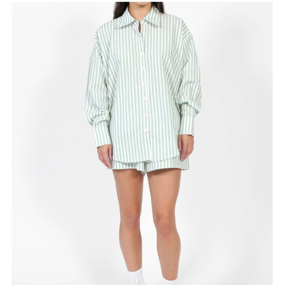 🆕️ Brand new Brunette the Label Sage greem Top and Bottom Set - Picture 3 of 3